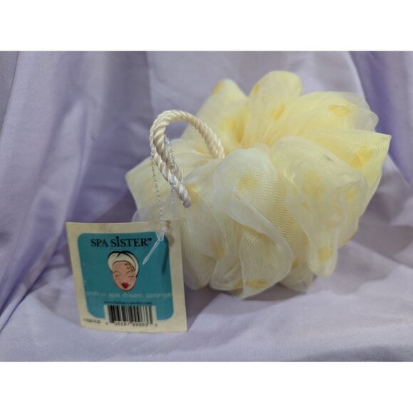 Spa Sister Chiffon Spa Dream Sponge Soft Mesh Body Scrubber.Loofah & Exfoliator - Picture 2 of 2